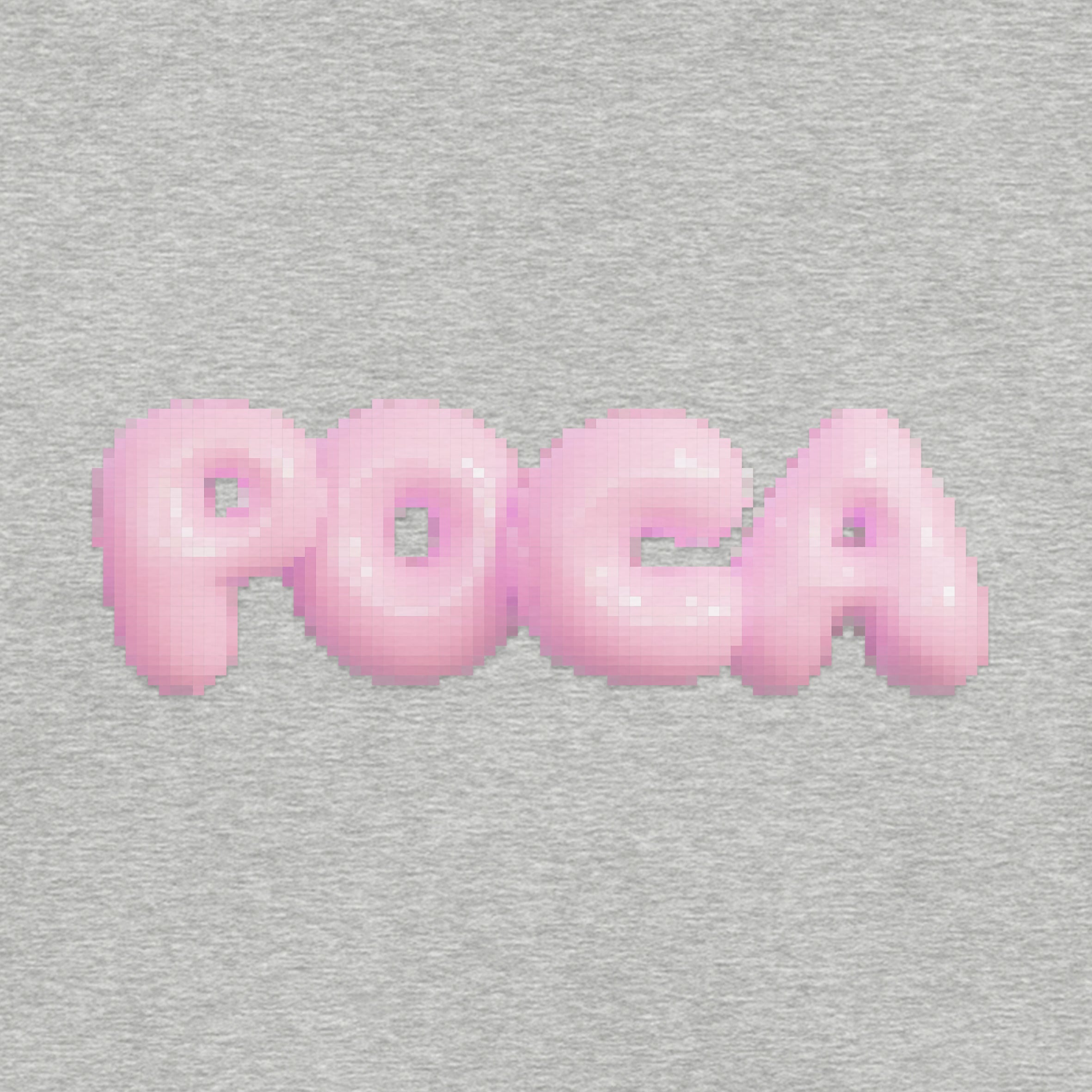 POCA Pixel Champion hoodie(pink)-POCA POCA